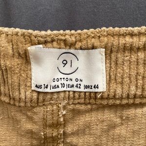 Corduroy skirt cotton on